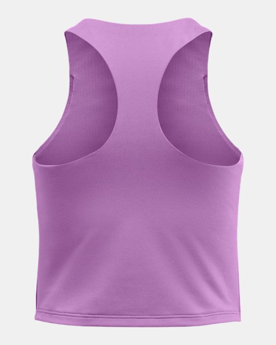 เสื้อกล้ามทรงคร็อป UA Motion สำหรับเด็กผู้หญิง in Purple image number 1